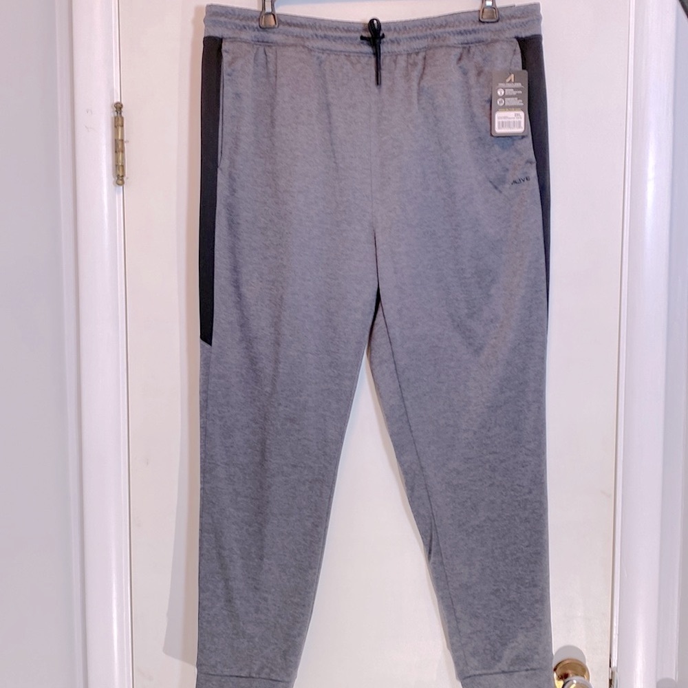 Alive Athletic Grey Fleece lined Sweatpants Jogger 2XL NWT - Picture 4 of 15